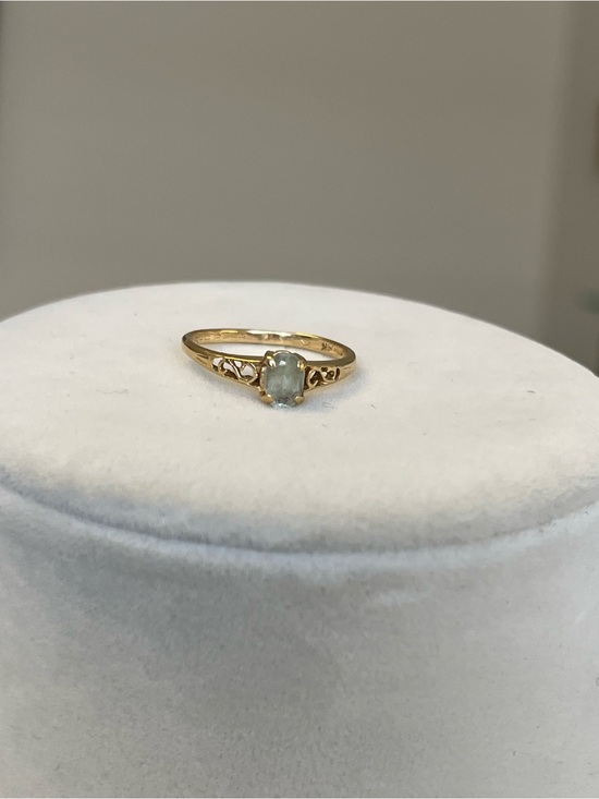 Source Unknown Jewelry - 14k yellow gold citrine ring